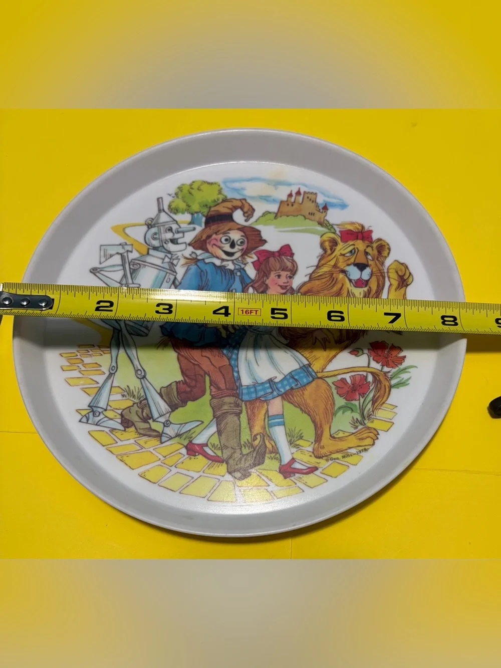 Oneida Wizard of Oz 3pc Child Dish Set Plate & 2 Bowls White Multicolor